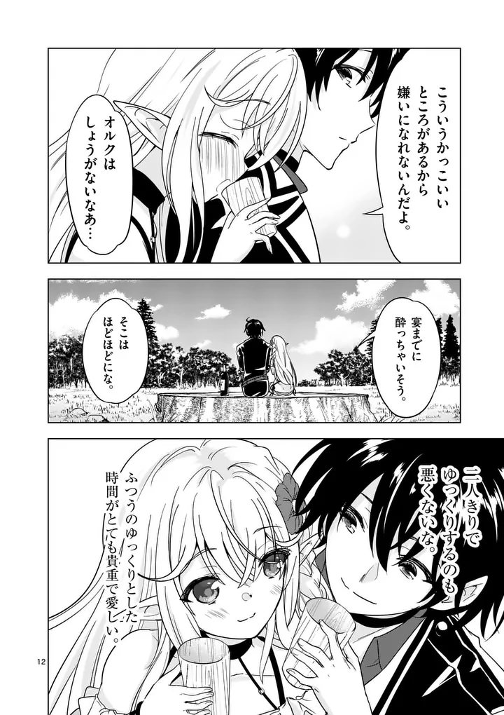 Shijou Saikyou Orc-san no Tanoshii Tanetsuke Harem Zukuri Chapter 144.1 12ページ