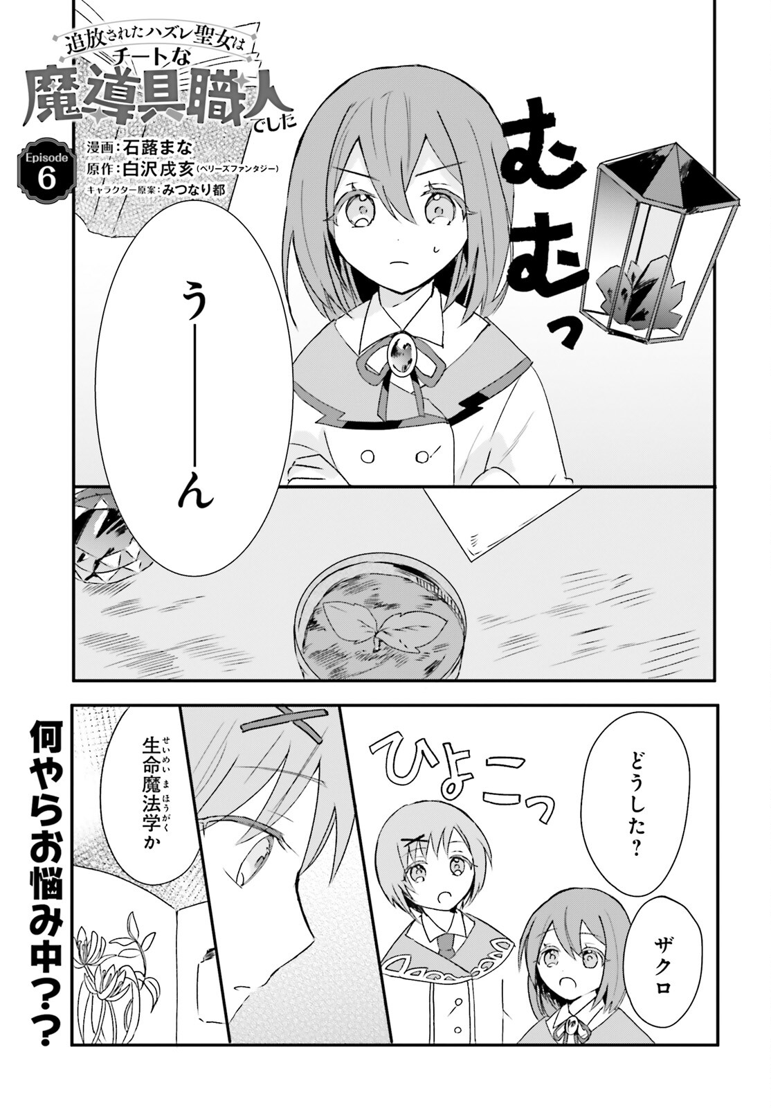 Tsuihou Sareta Hazure Seijo wa Cheat na Madougu Shokunin deshita Chapter 6 1ページ