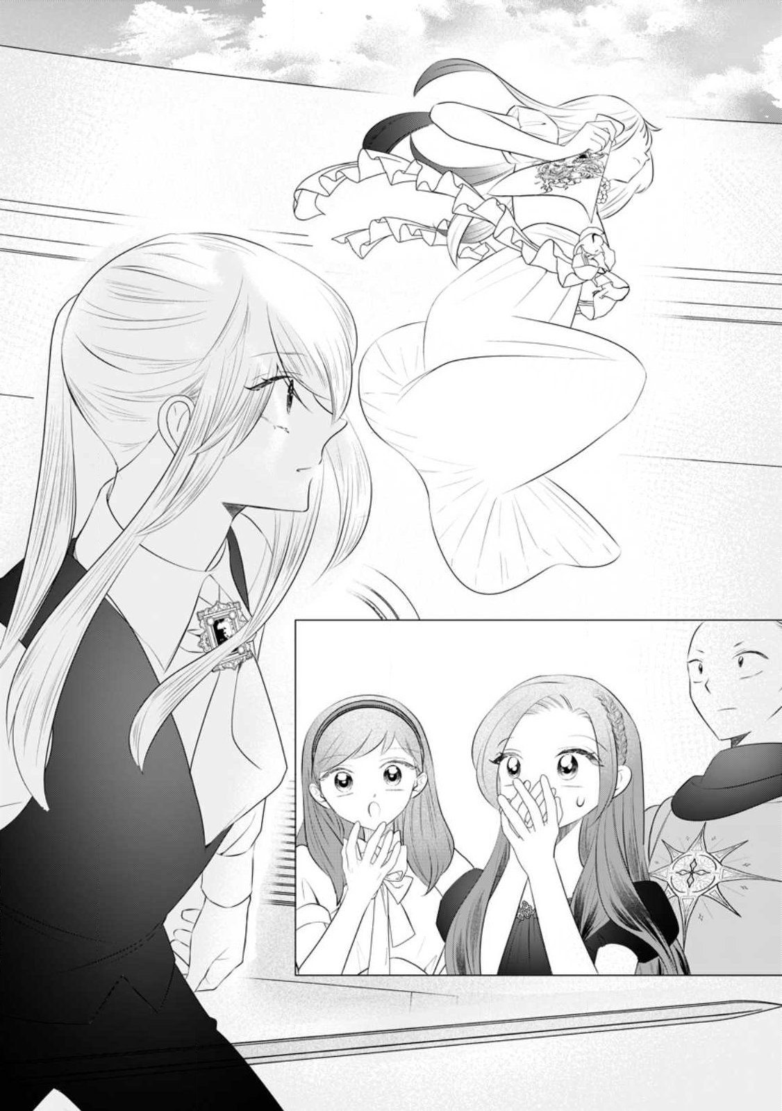 Rou no Naka de Mezameta Akuyaku Reijou wa Shinitakunai: Shokei o Kaihi Shitara, Matteita no wa Dekiai deshita Chapter 34.3 7ページ