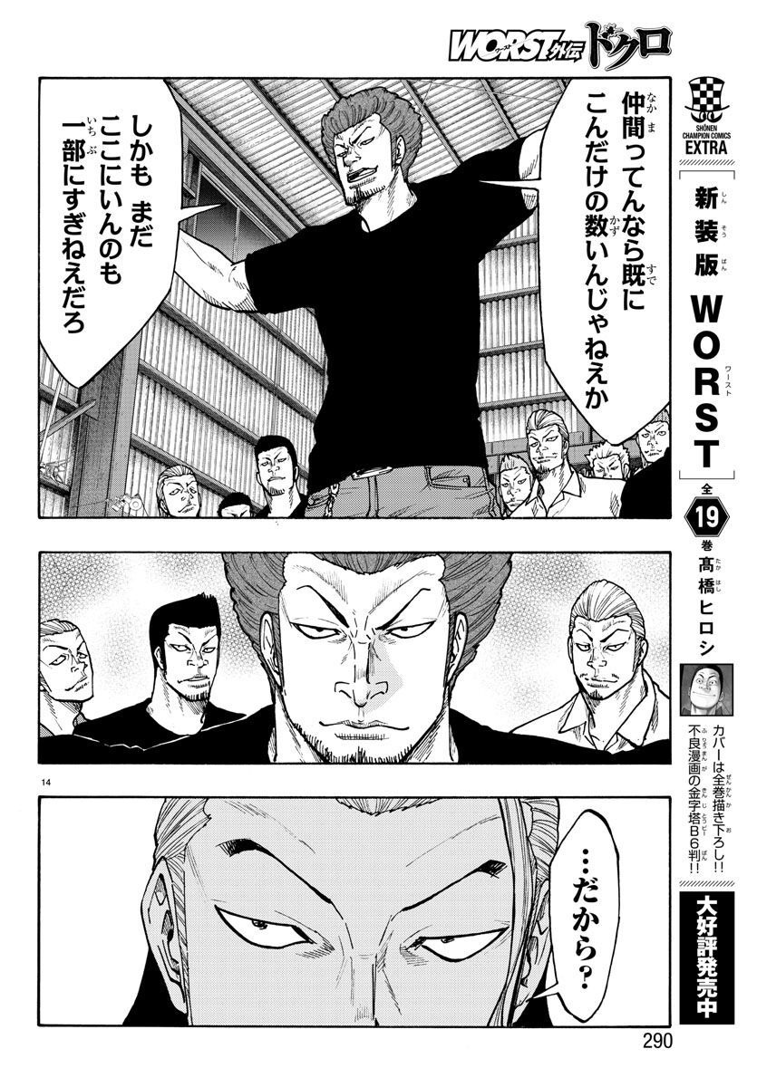 Worst Gaiden Dokuro Chapter 47 14ページ