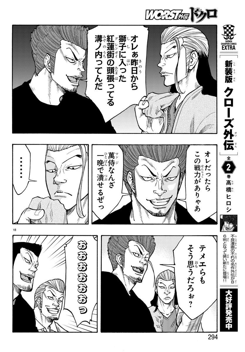 Worst Gaiden Dokuro Chapter 47 18ページ