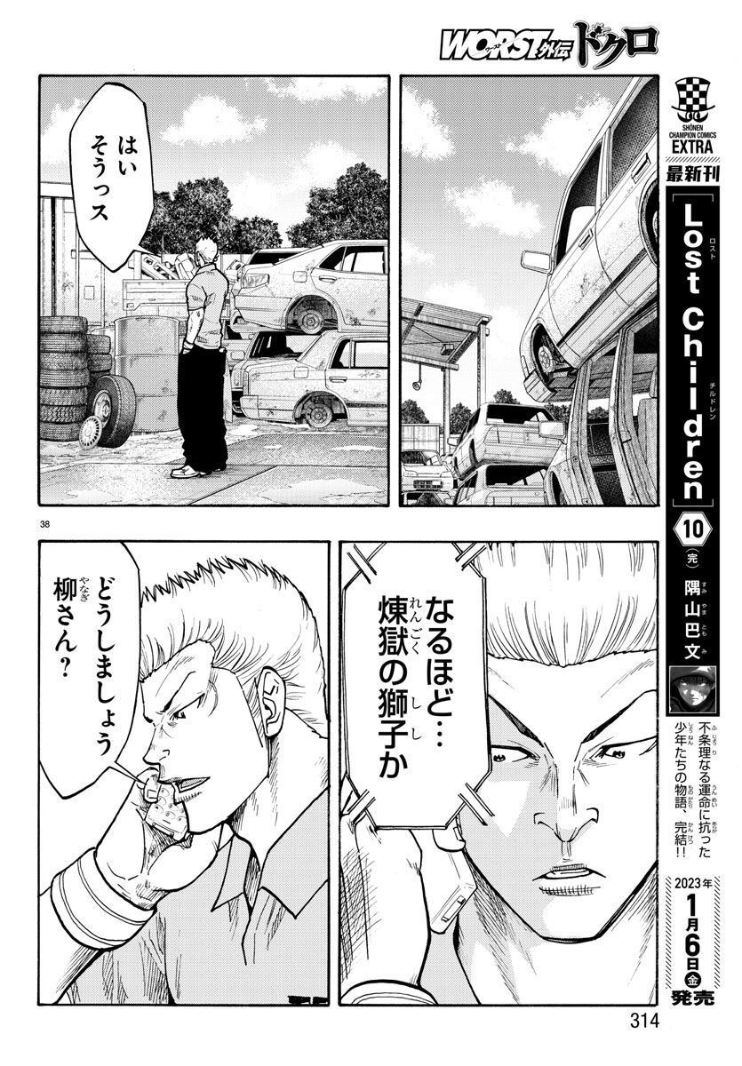 Worst Gaiden Dokuro Chapter 47 38ページ