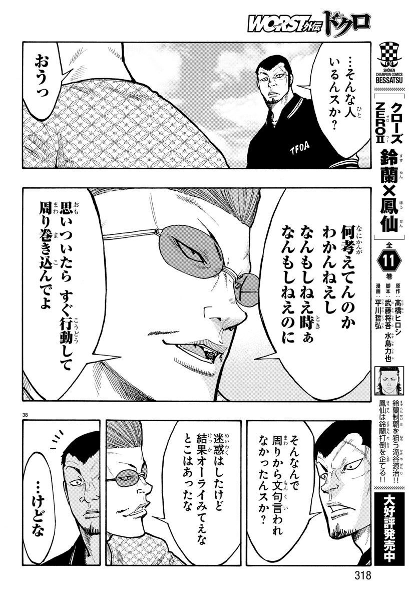 Worst Gaiden Dokuro Chapter 48 38ページ