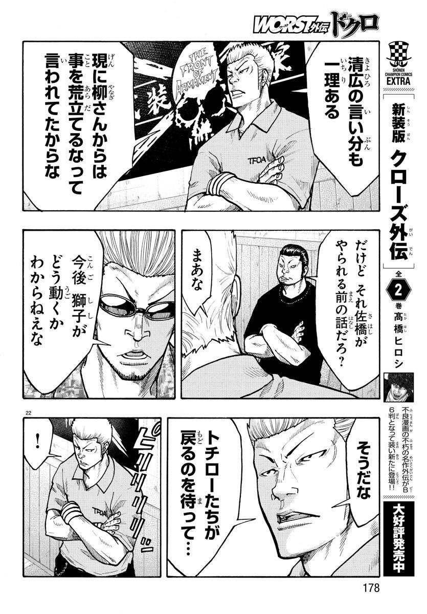 Worst Gaiden Dokuro Chapter 49 22ページ