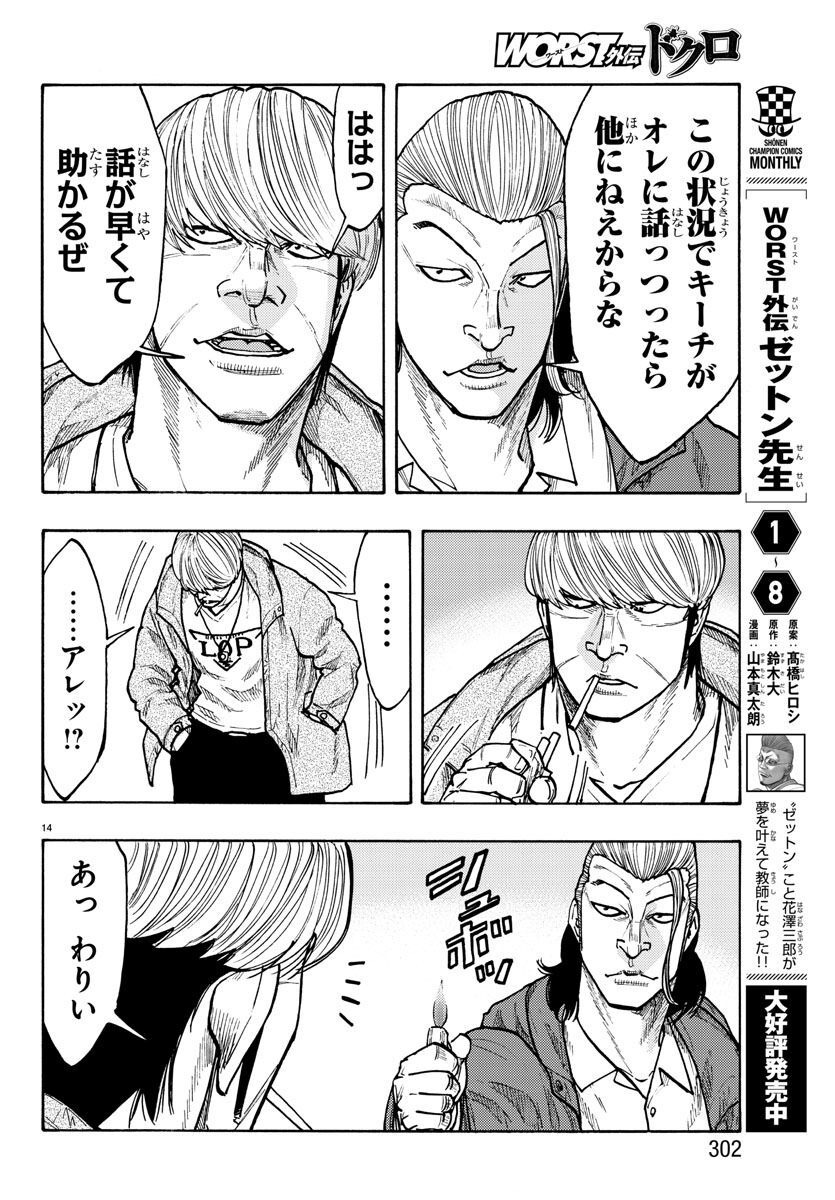 Worst Gaiden Dokuro Chapter 51 14ページ
