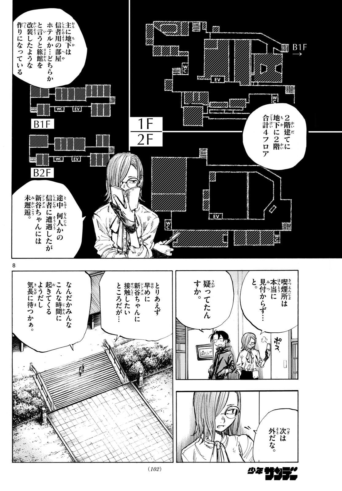 Yofukashi no Uta: Rakuen-hen Chapter 2 8ページ