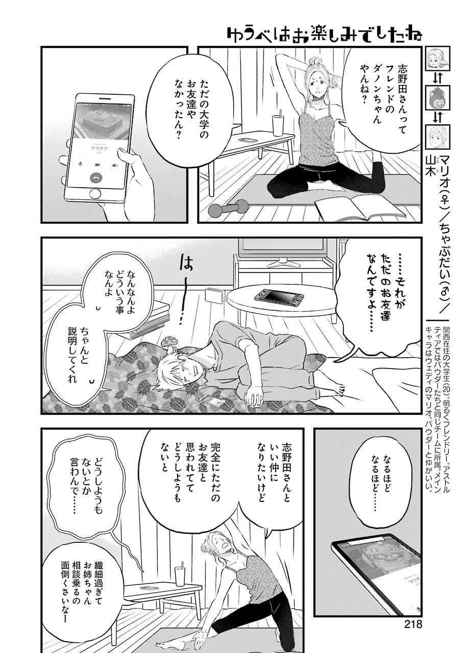 Yuube wa Otanoshimi deshita ne Chapter 65 4ページ