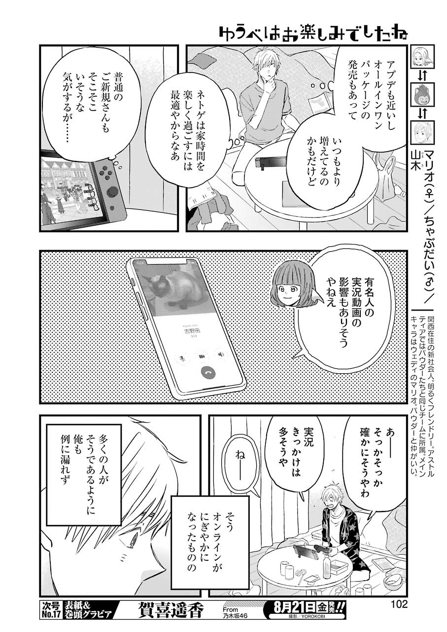 Yuube wa Otanoshimi deshita ne Chapter 72 4ページ