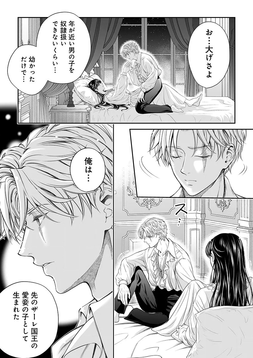 Zangyakuou wa Dorei Hime ni Goshinshin ~Kakute Hirowareta Otoko wa, Unmei no Onna ni Subete wo Sasagu Chapter 8 3ページ