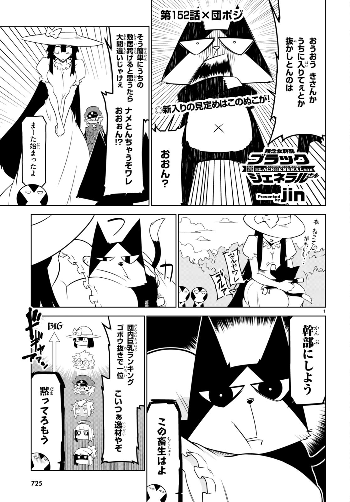 Zannen Onna-Kanbu Black General-san Chapter 152 1ページ