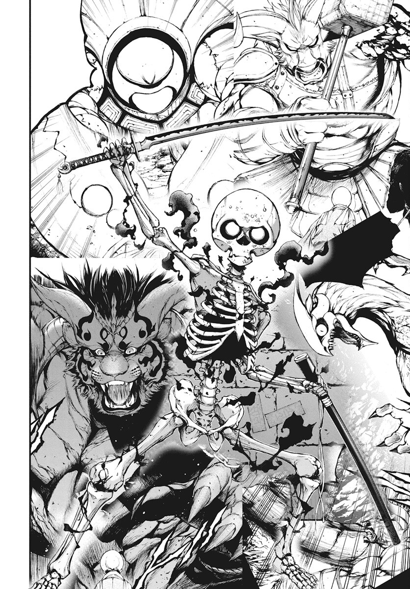 Youtou ni Miirareshi Skeleton ~Meikyuu wo Shihaishi, Muteki no Gunzei wo Hikiiru "Saikyou" no Ken Maou~ Chapter 22 16ページ