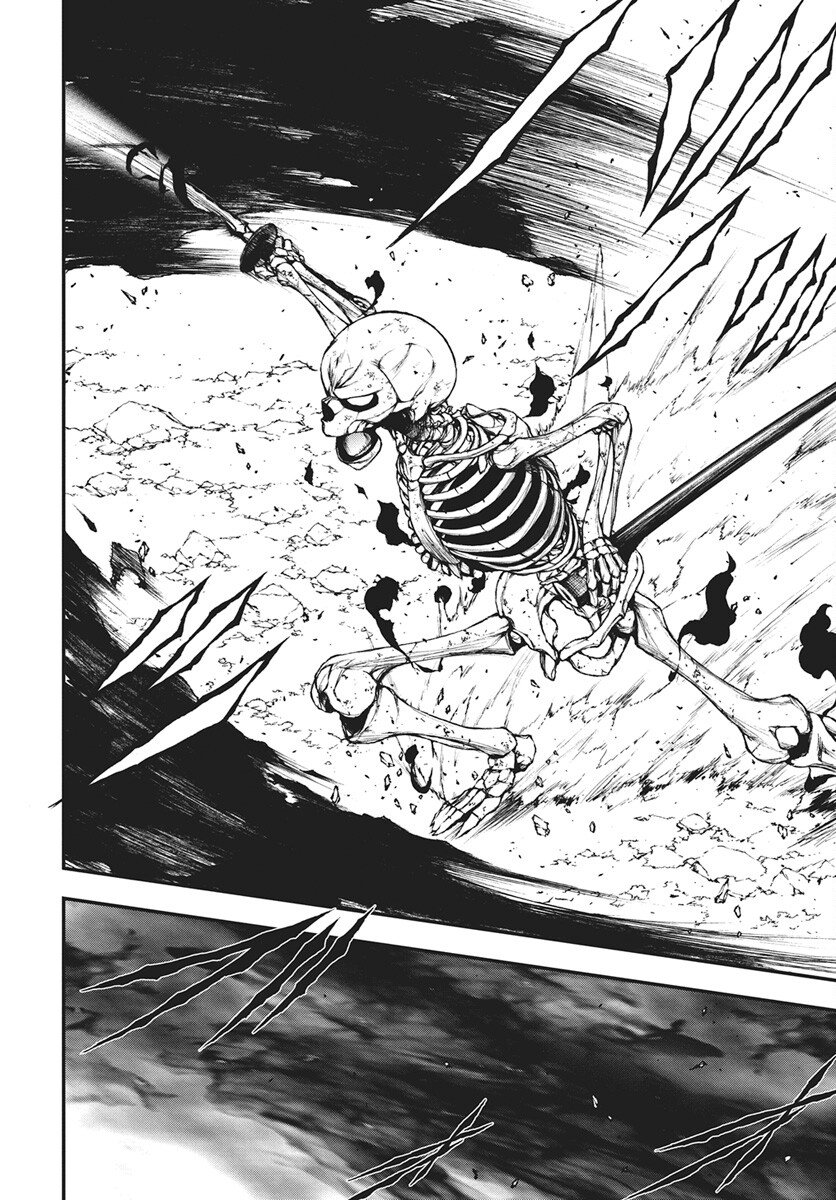 Youtou ni Miirareshi Skeleton ~Meikyuu wo Shihaishi, Muteki no Gunzei wo Hikiiru "Saikyou" no Ken Maou~ Chapter 47 14ページ