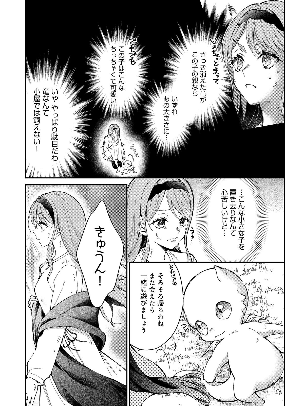 Henkyou no Majo to Shiroi Ryuu no Shiawase na Mori Kurashi Chapter 1 28ページ