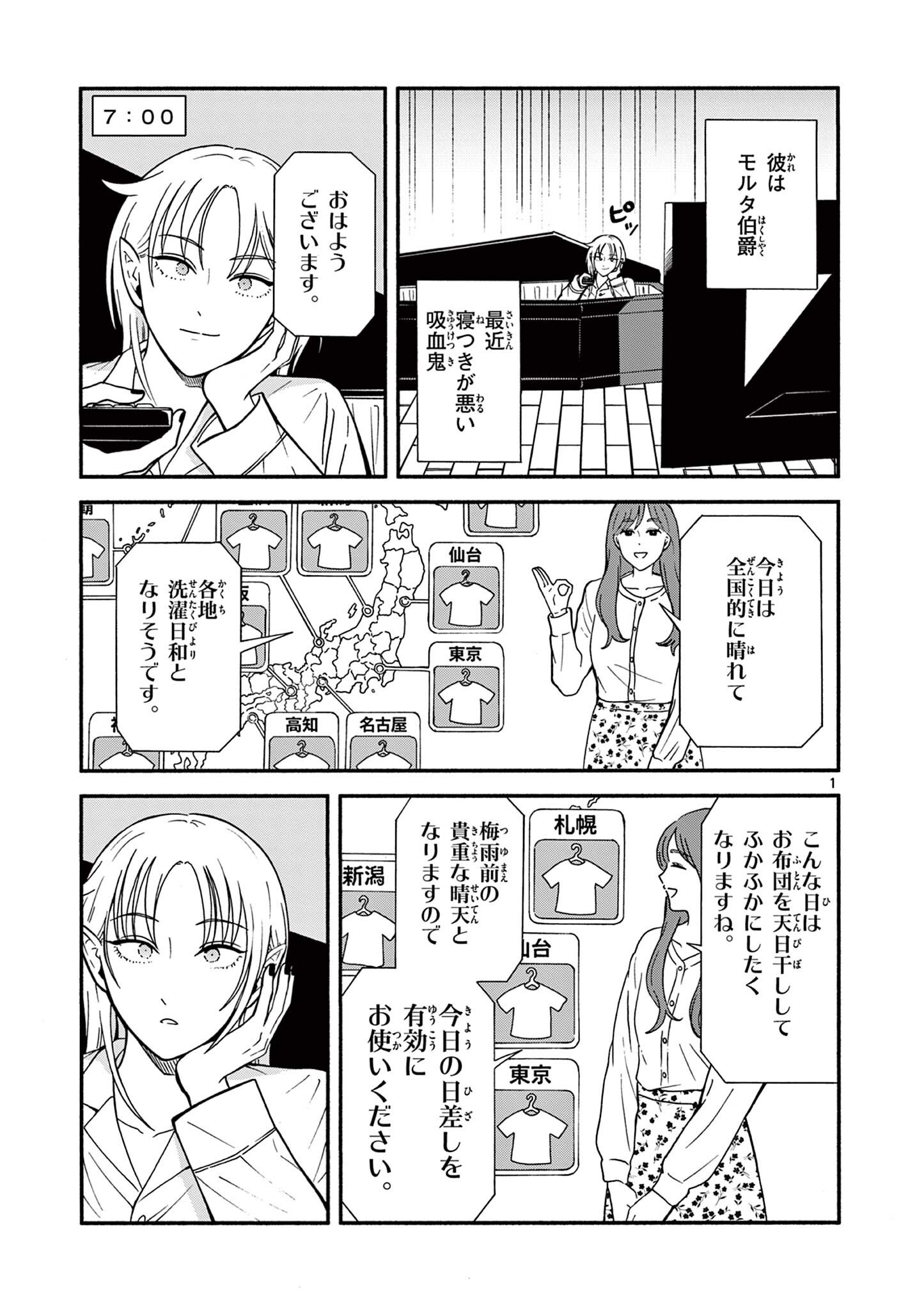Moruta Hakushaku no Asa Fukashi Chapter 4 1ページ