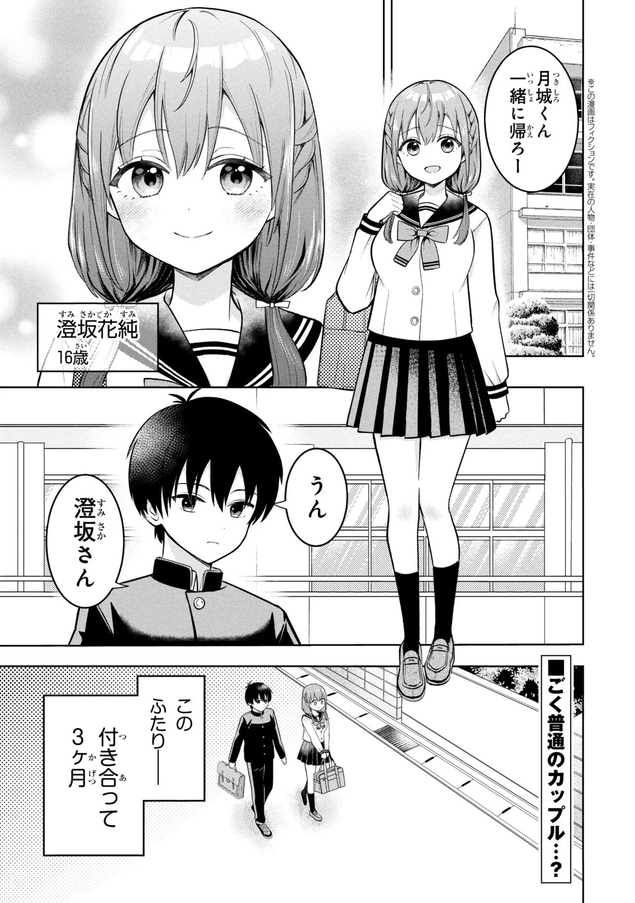 Sumisaka-san Mousouchuu! Chapter 1 2ページ