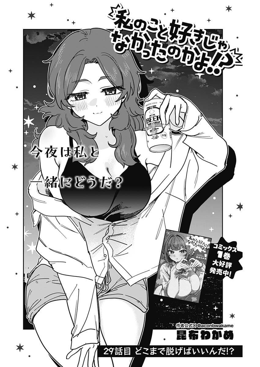 Watashi no Koto Suki ja Nakatta no ka yo!? Chapter 29 2ページ