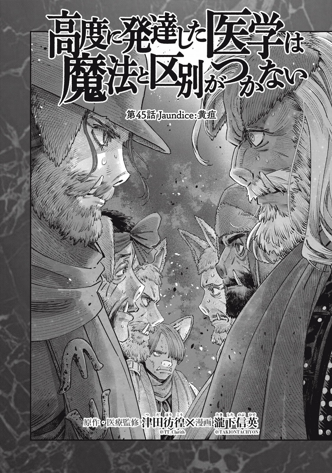 Koudou ni Hattatsu Shita Igaku wa Mahou to Kubetsu ga Tsukanai Chapter 45.1 6ページ