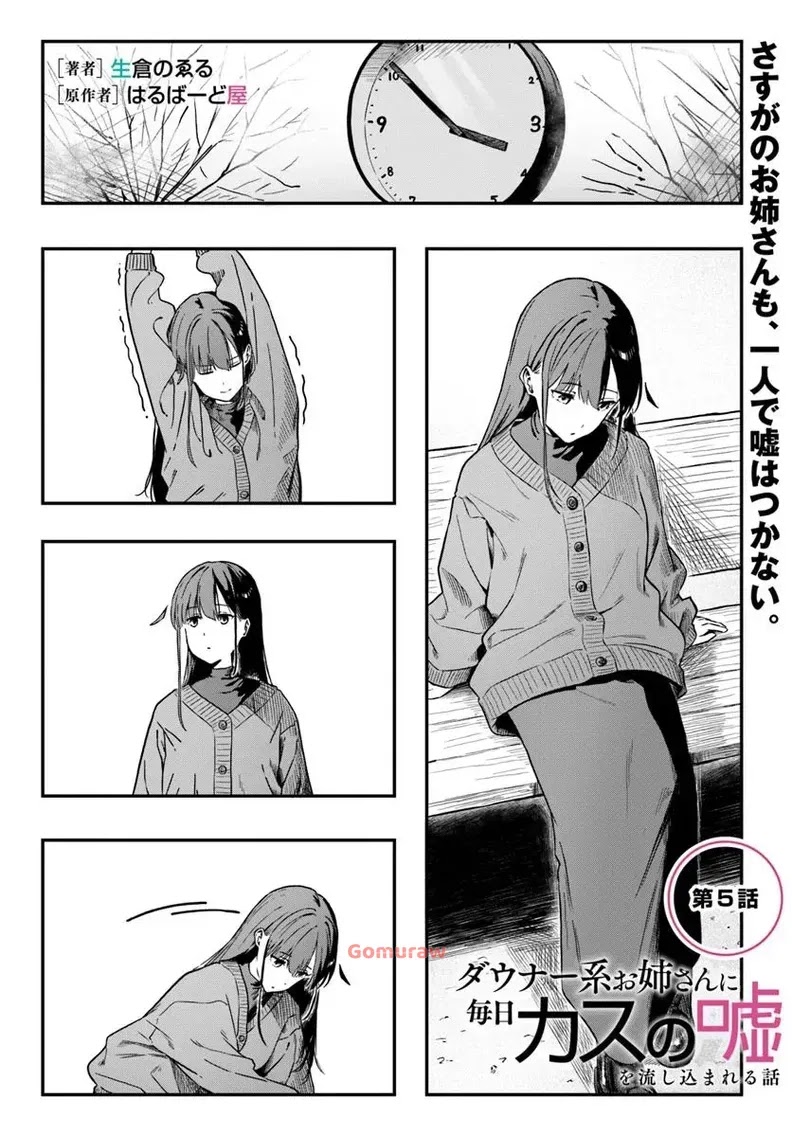 Daunaa-kei Oneesan ni Mainichi Kasu no Uso wo Nagashikomareru Hanashi Chapter 5 1ページ
