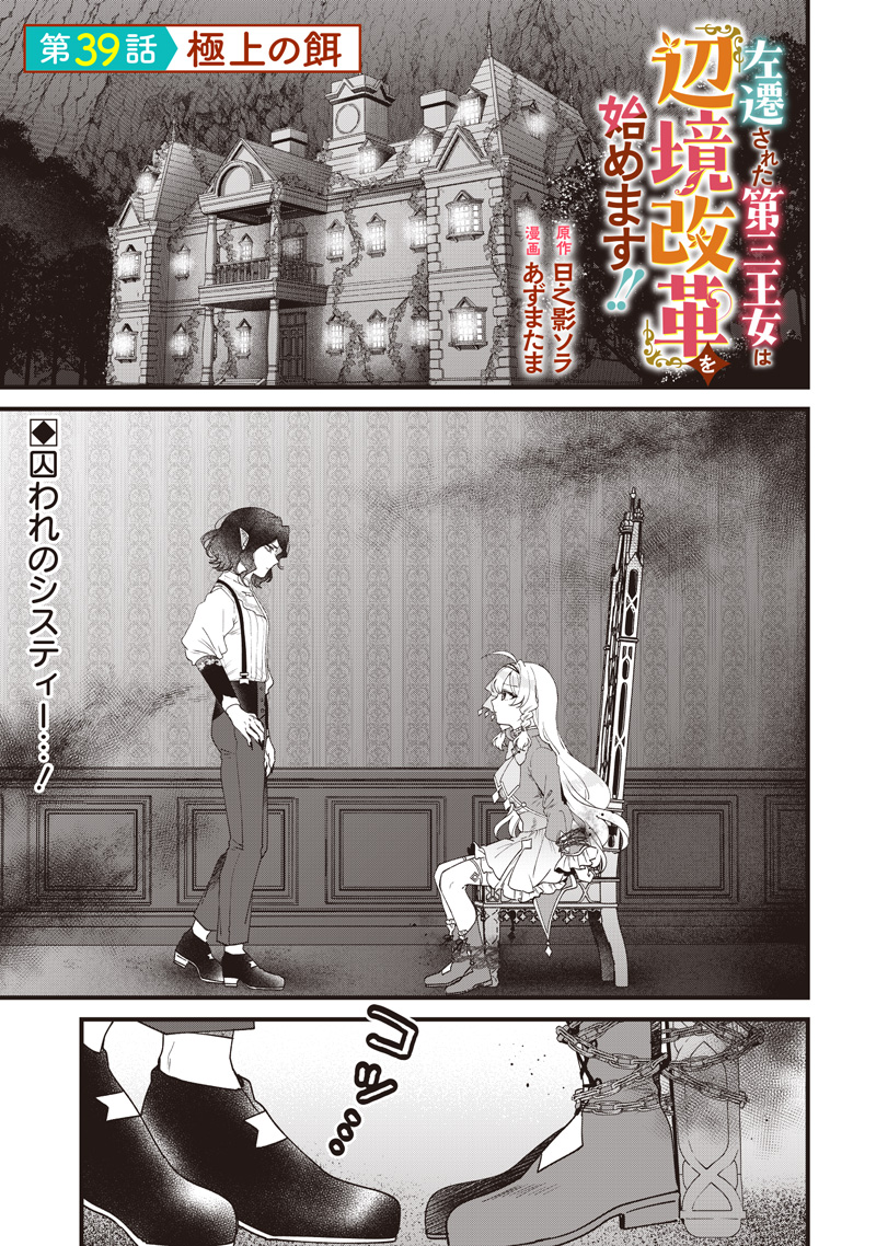 Sasen sareta Dai San Oujo wa Henkyou Kaikaku wo Hajimemasu!! Chapter 39 1ページ