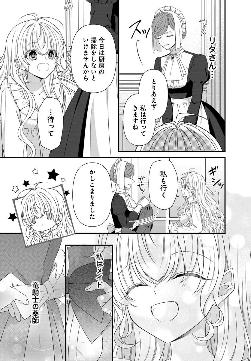 Oujo deshita ga Kossori Ryuu Kishidan no Senzoku Kusushi ni Narimashita! Chapter 12.2 3ページ