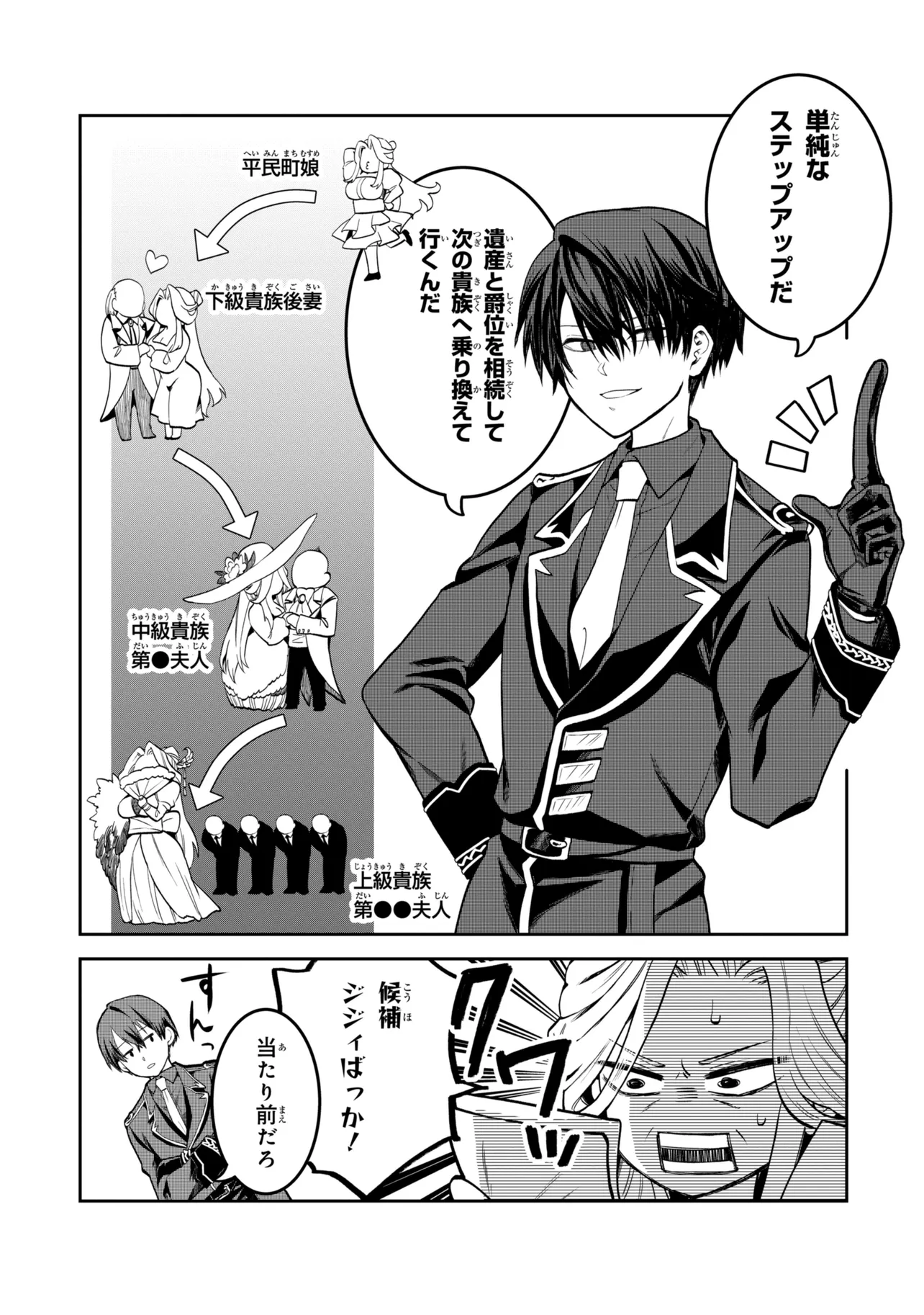 Heimin Shusshin no Teikoku Shoukan, Munou na Kizoku Joukan wo Juurin shite Nariagaru Chapter 32.2 1ページ