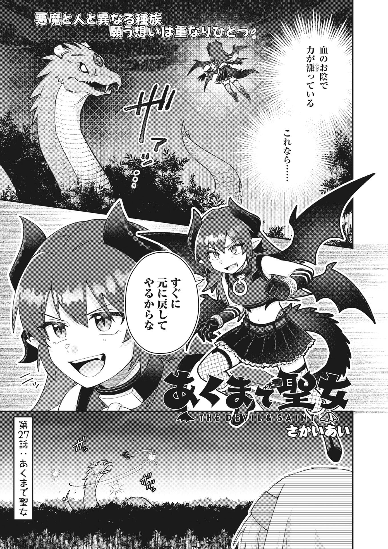 Akumade Seijo Chapter 27 1ページ