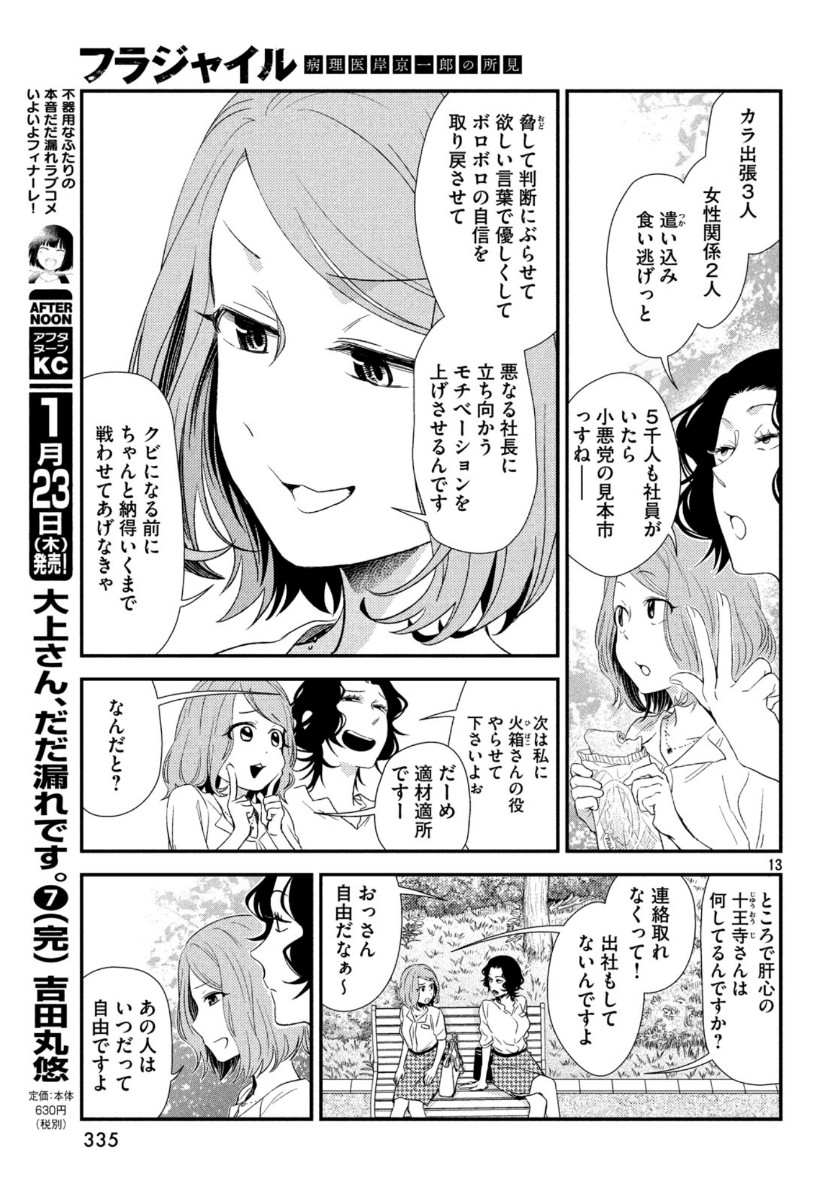 Fragile - Byourii Kishi Keiichirou no Shoken Chapter 68 13ページ