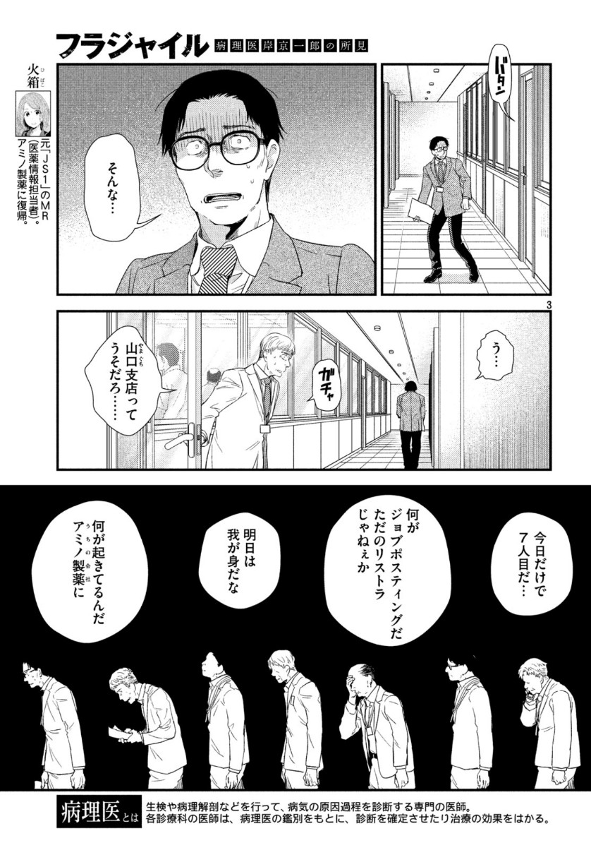 Fragile - Byourii Kishi Keiichirou no Shoken Chapter 68 3ページ