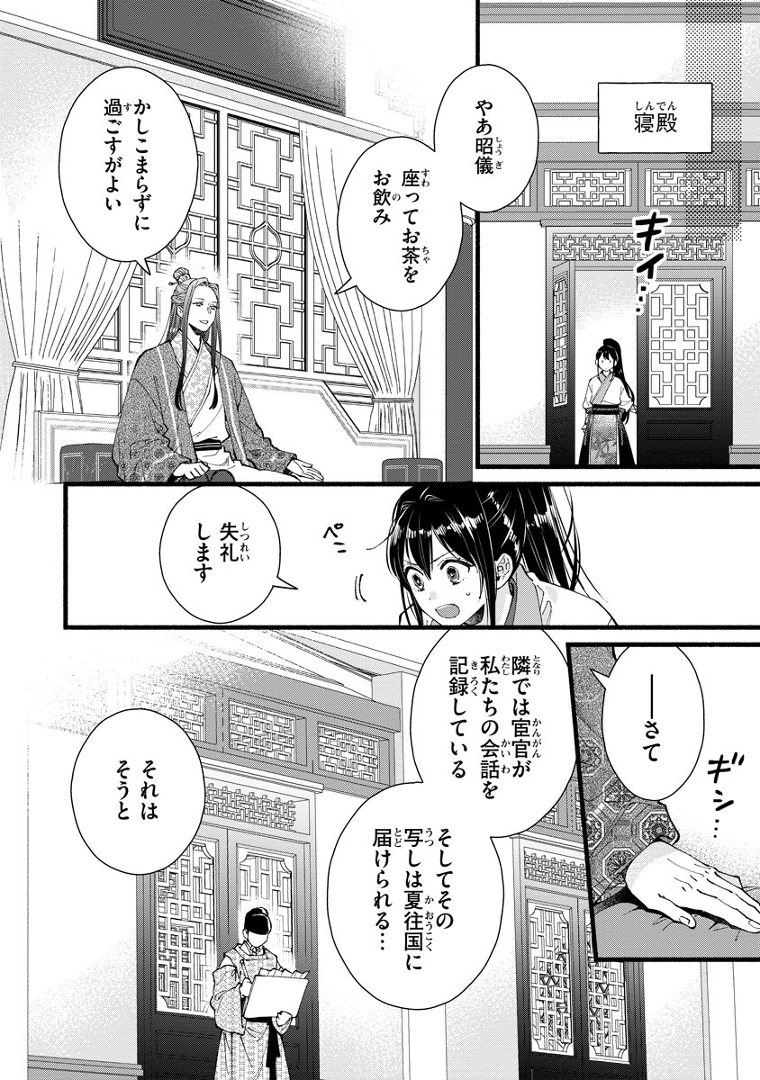 Koukyuu no Dansouhi: Nazotoki Musume wa Koutei no Oki ni Iri Chapter 11 20ページ
