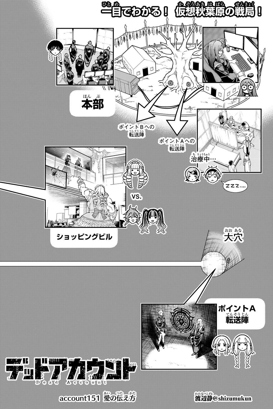 Dead Account Chapter 151 1ページ