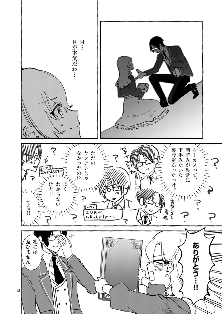 Hametsu wo Hikaeta Akuyaku Reijou ga Muri Shite Heroine wo Enjita Kekka Chapter 17.1 12ページ