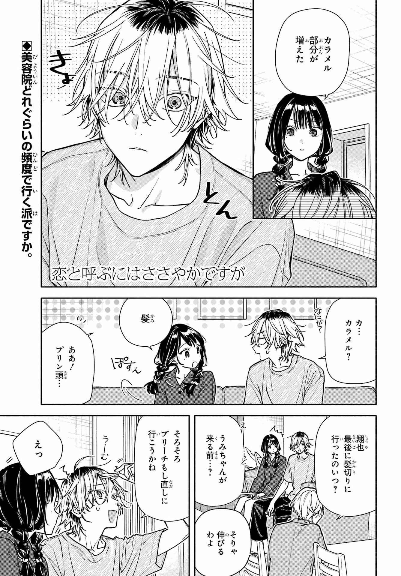 Koi to Yobu ni wa Sasayaka desuga Chapter 11 1ページ