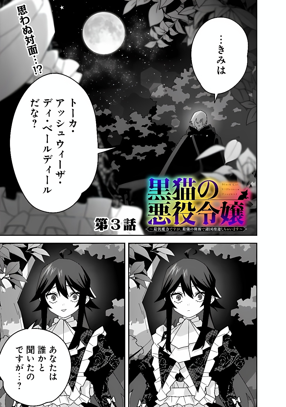 Kuroneko no Akuyaku Reijou Chapter 3 1ページ