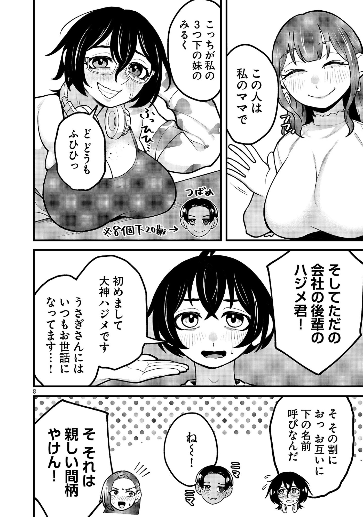 Dekai Usagi ni Natsukareta!? Chapter 16.1 8ページ