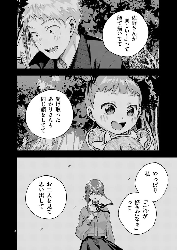 Kakushite Kisetsu wa Ao wo Shiru Chapter 7 8ページ