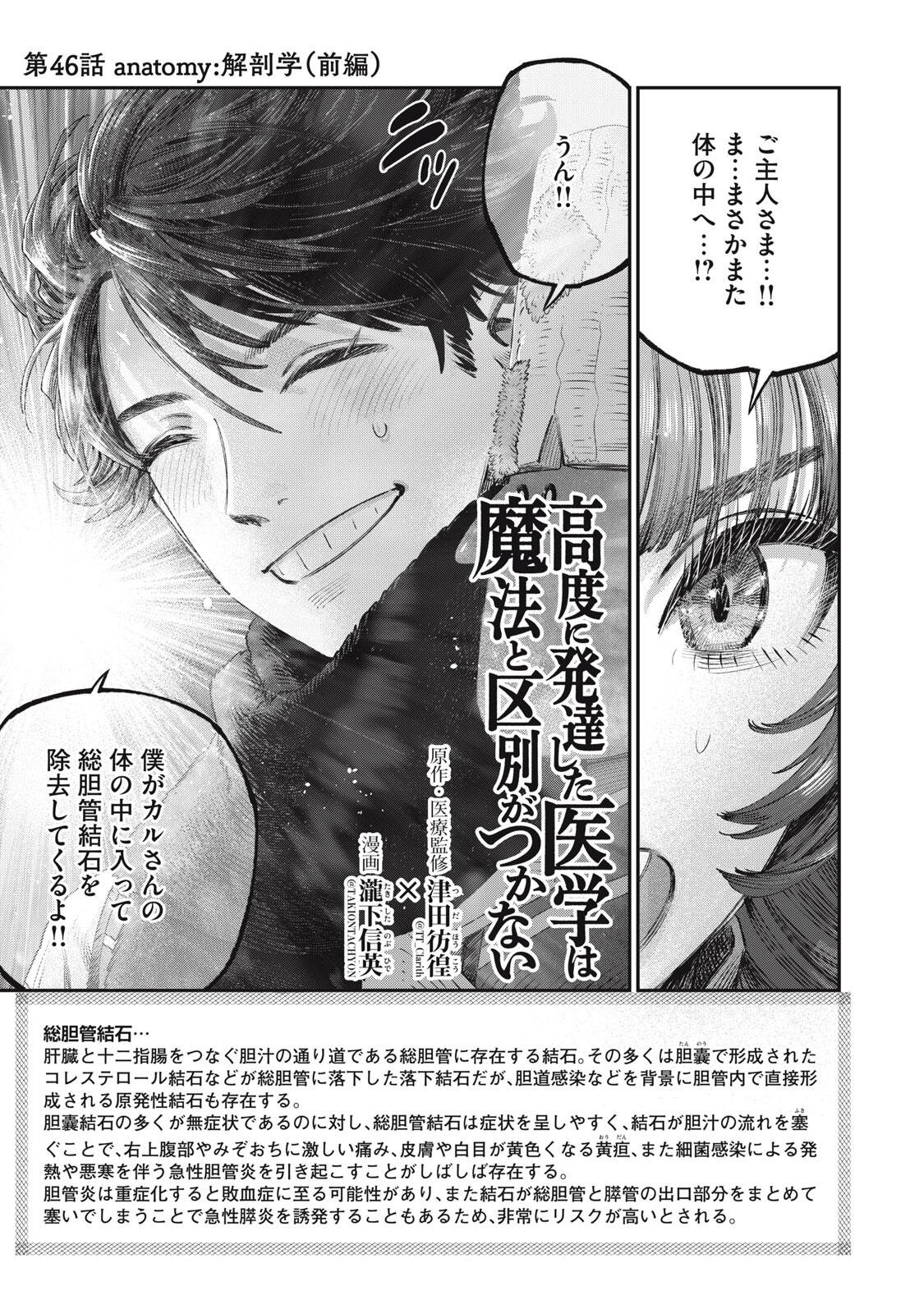 Koudou ni Hattatsu Shita Igaku wa Mahou to Kubetsu ga Tsukanai Chapter 46.1 3ページ