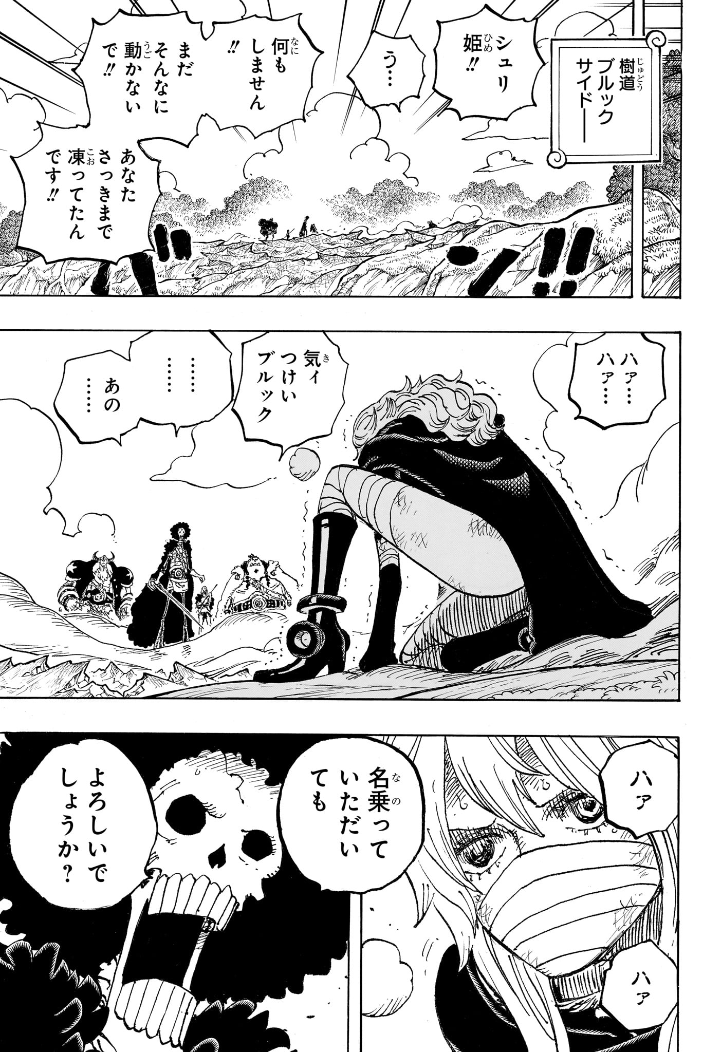 One Piece Chapter 1195 5ページ