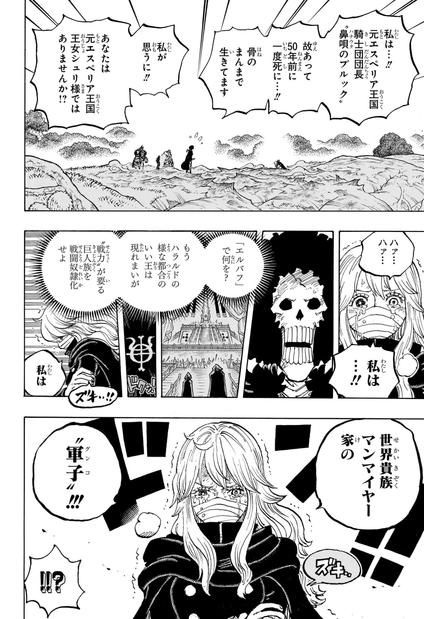 One Piece Chapter 1195 8ページ