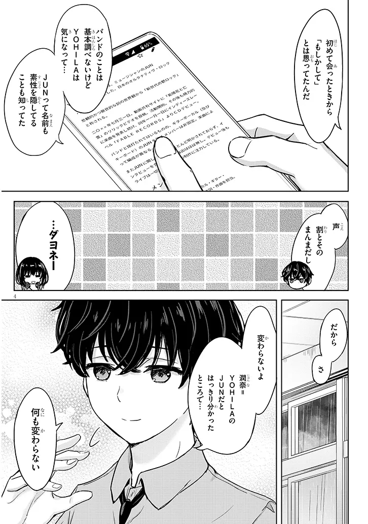 Amamori Junna wa Shitsudo ga Takai Chapter 5 4ページ