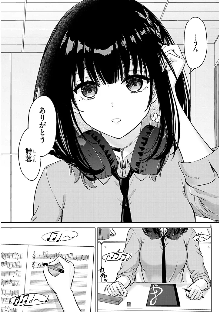Amamori Junna wa Shitsudo ga Takai Chapter 5 5ページ