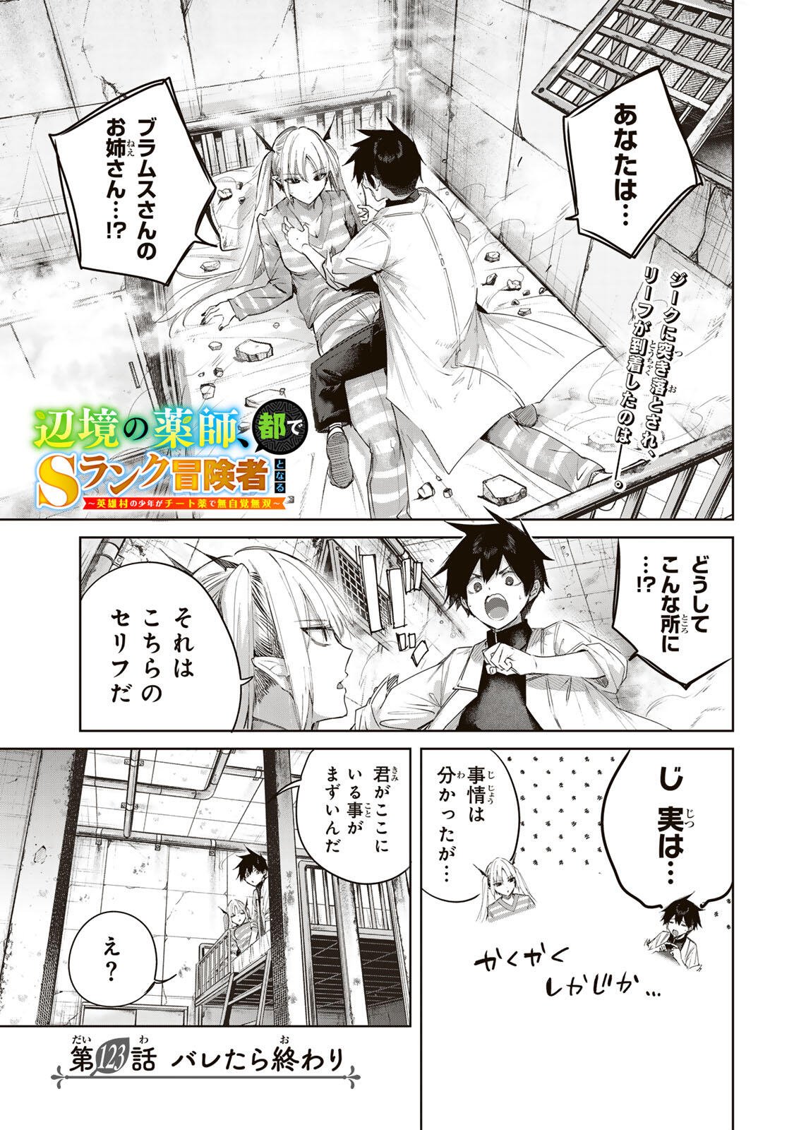 Henkyou no Yakushi, Miyako de S Rank Boukensha to naru Chapter 123 1ページ