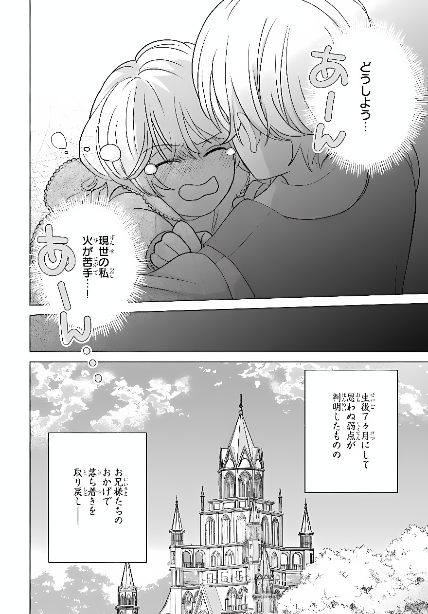 Shokei Sareta Seijo desu ga Koujo ni Tensei shite Onii-sama-tachi ni Dekiai Sareteimasu Chapter 2 26ページ