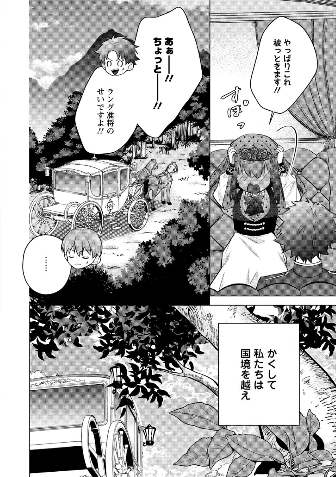 Veil no Seijo - Minikui to Gokaisareta Seijo, Ikemen Goei Kishi ni Dekiaisareru Chapter 30.2 8ページ
