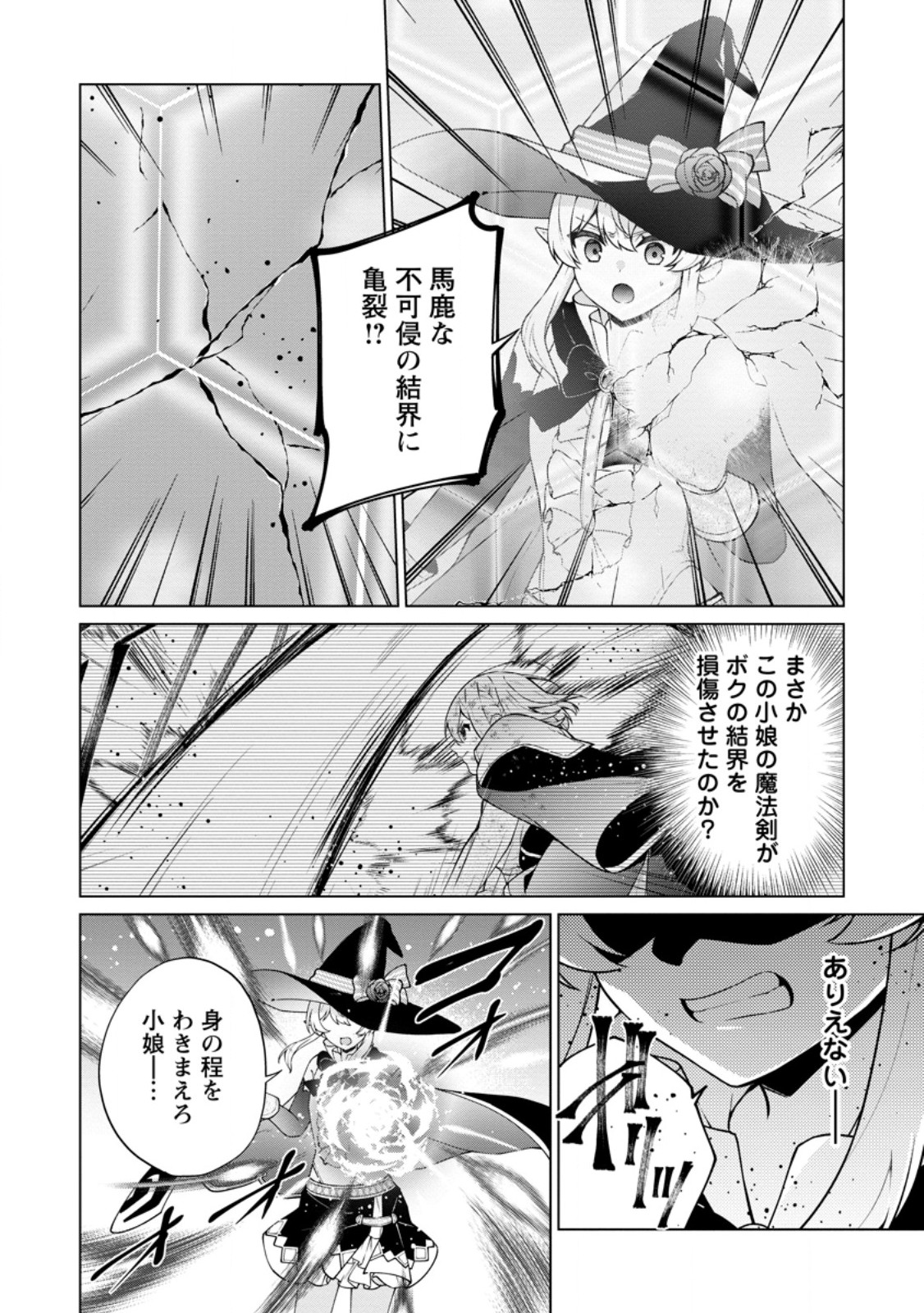 Henkyou ni Tsuihou Sarete Gojuu-nen no Daikenja wa Wakagaeri, Nidome no Eiyuu Densetsu ga Hajimaru Chapter 11.3 3ページ