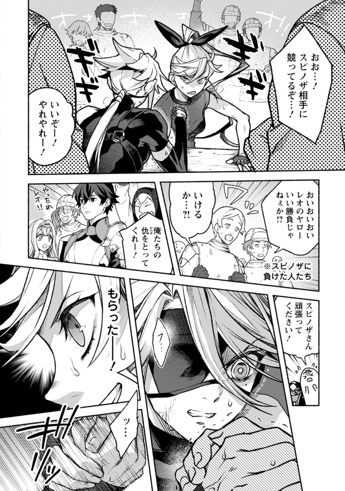 Sono Monban, Saikyou Nitsuki - Tsuihou Sareta Bougyo Ryoku 9999 no Senshi, Outo no Monban Toshite Musou Suru Chapter 48.2 8ページ