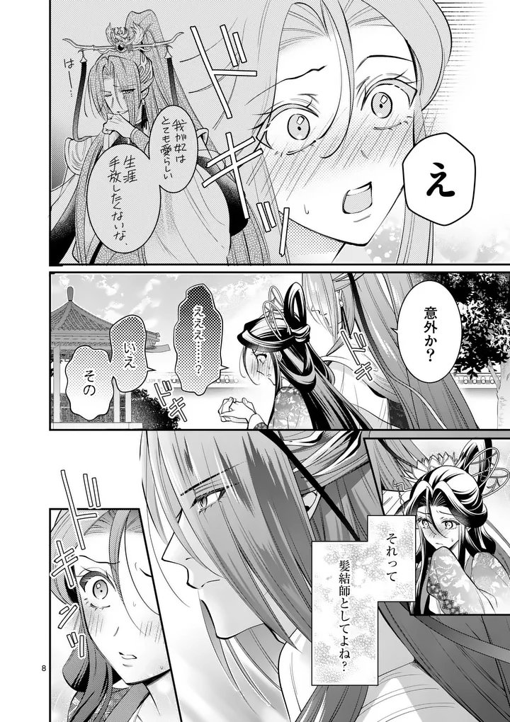 Koukyuu no Kamiyuishi wa Tsuki ni Sou Chapter 20 8ページ