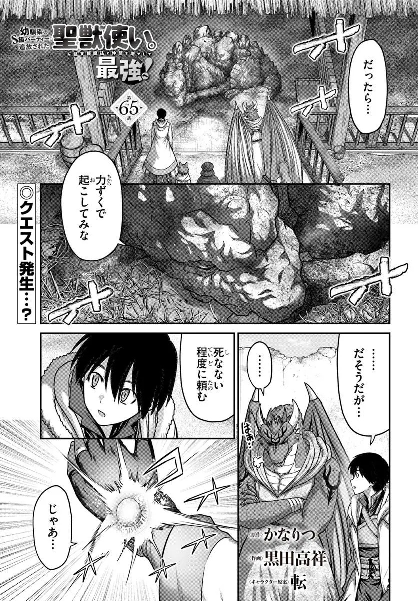 Osananajimi no S-kyuu Party kara Tsuihousareta Seijuutsukai. Bannou Shien Mahou to Nakama wo Fuyashite Saikyou e! Chapter 65.1 1ページ