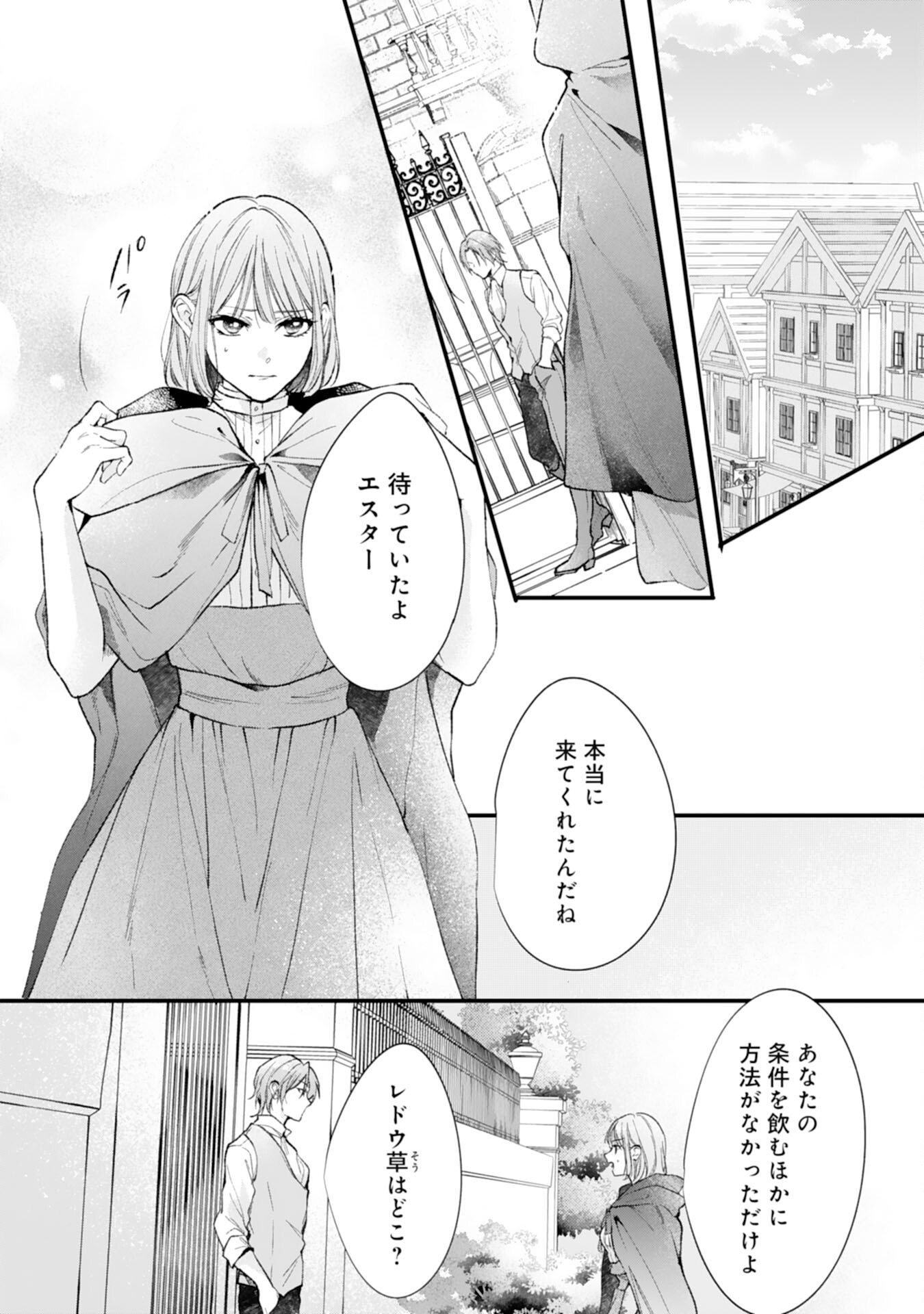Akujo no Retteru wo Harareta Tsuihou Reijou desu ga, Saikyou Heika no Dekiai ni Tsukamarimashita Chapter 19 2ページ