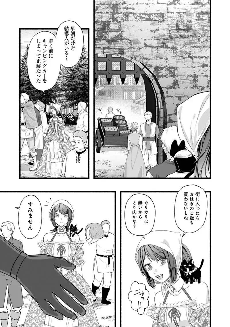 Akuyaku Reijou wa Camping Car de Tabi ni Deru: Aibyou to Mankitsu Suru Serufu Kokugai Tsuihou Chapter 3 9ページ