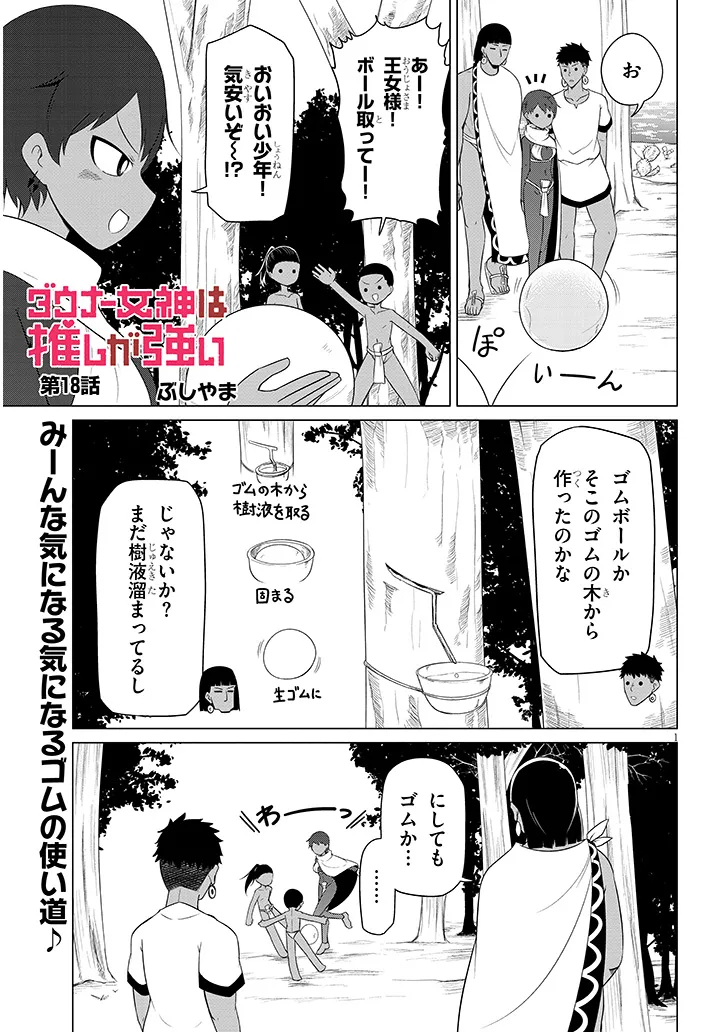 Downer Megami wa Oshi ga Tsuyoi Chapter 18 1ページ